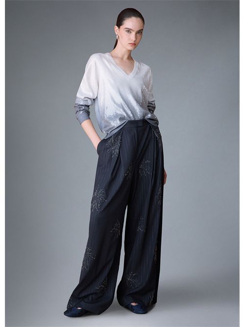 Maglia dégradé con paillettes LIU JO | WF6178MS49I/L9205